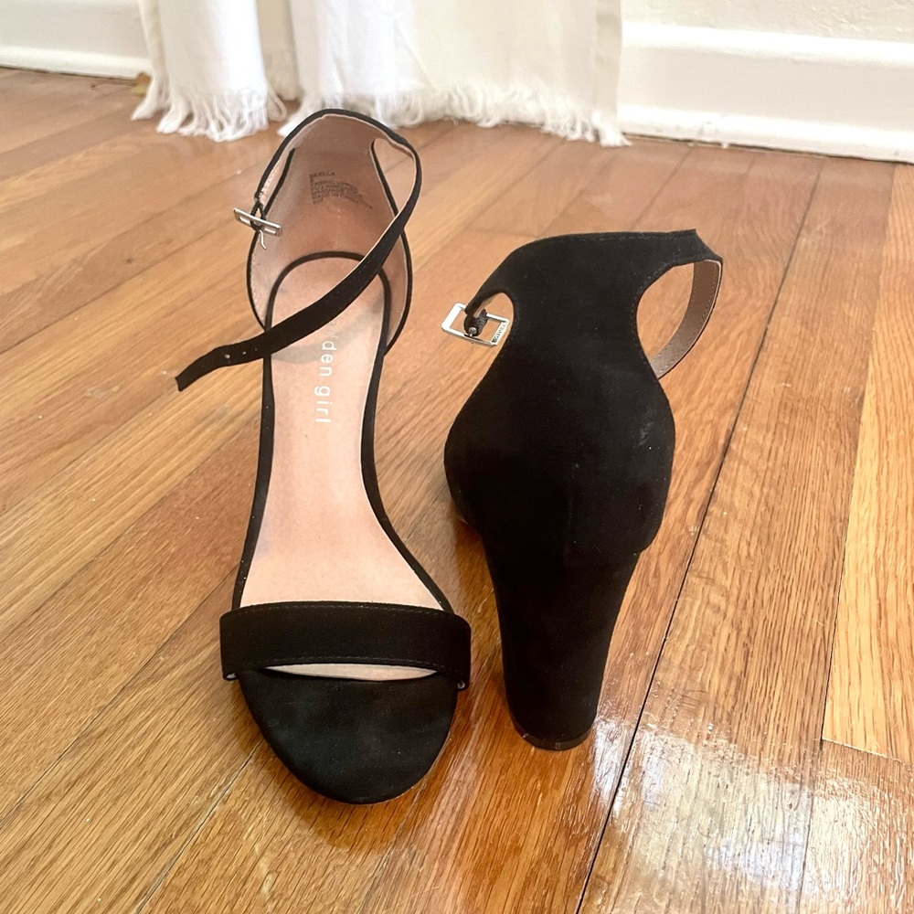 2 FOR $25 Madden Girl Black Strappy Heels